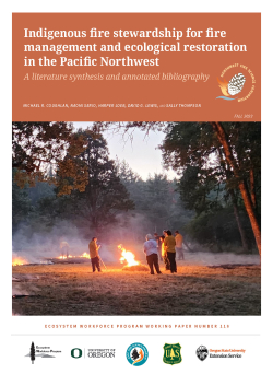 Synthesis: Indigenous Fire Stewardship...